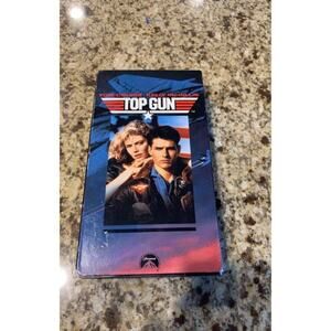 Rare Vintage 1986 Top Gun VHS Tape Tom Cruise. 80s  Top Gun Movie